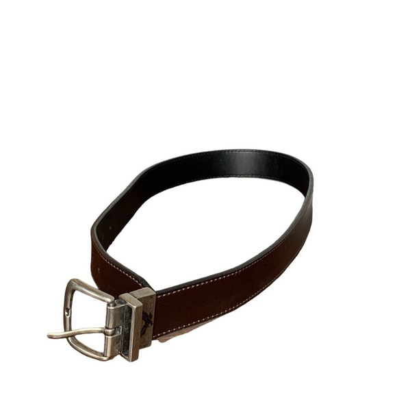 American Eagle reversible brown and black‎ leather belt. Size L 30/32 - Picture 1 of 4